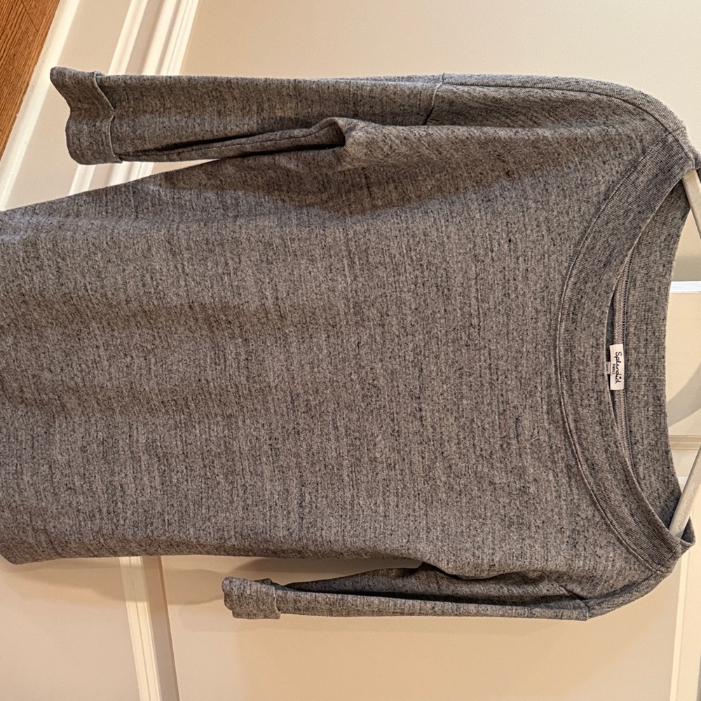 Splendid Maternity Gray Long Sleeve Top Size Small